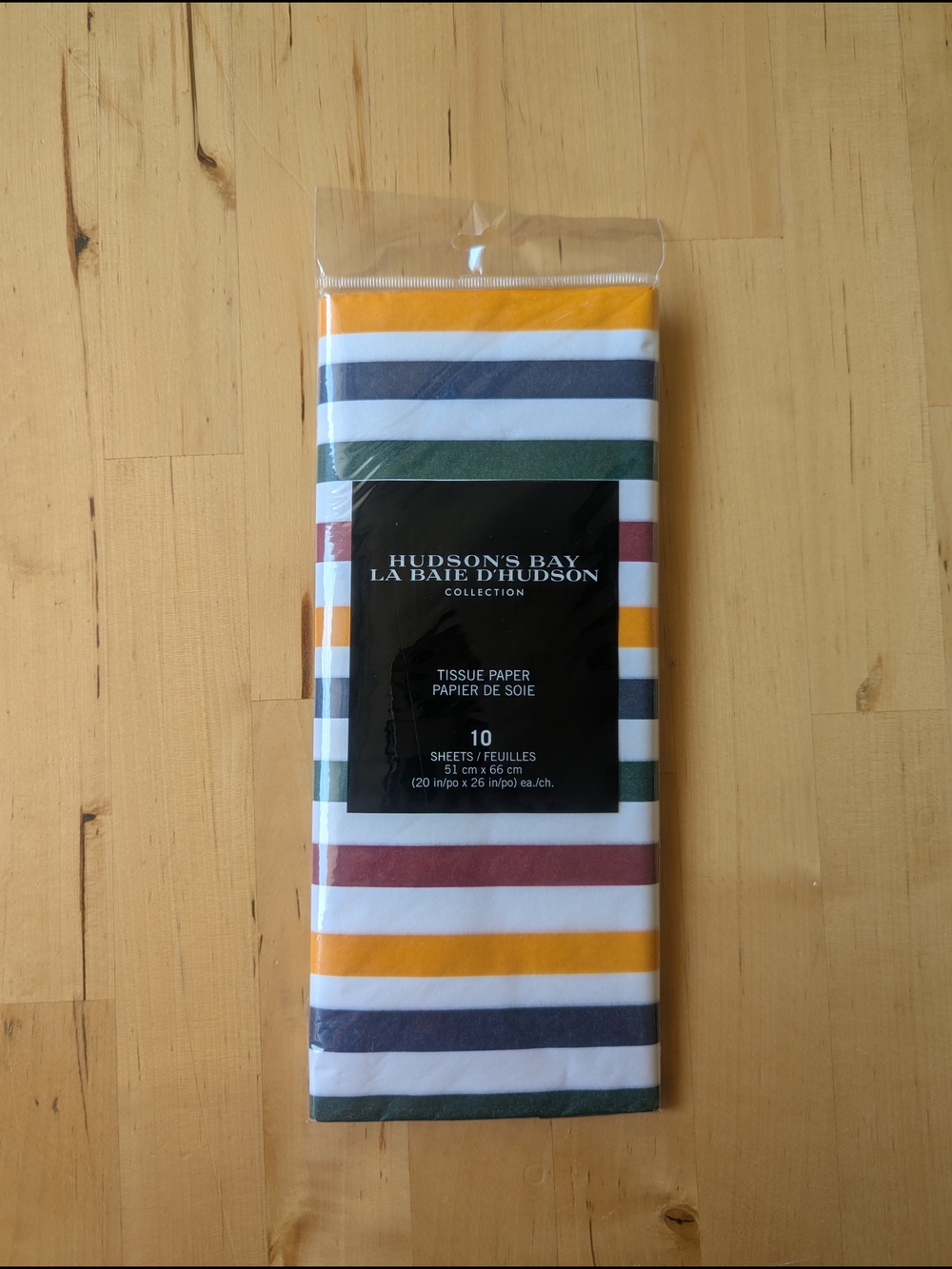 Hudson's Bay Striped Tissue Paper - NEW, Unopened